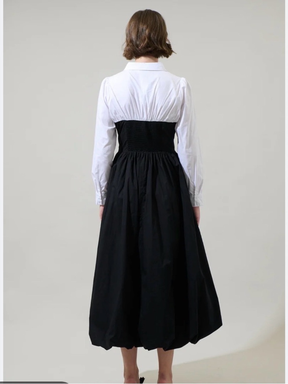 NWT Sugarlips Black Sweetheart Midi Dress - Picture 2 of 4